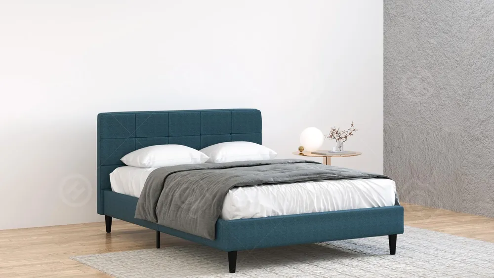 מיטה זוגית מבד רחיץ ואיכותי דגם מור