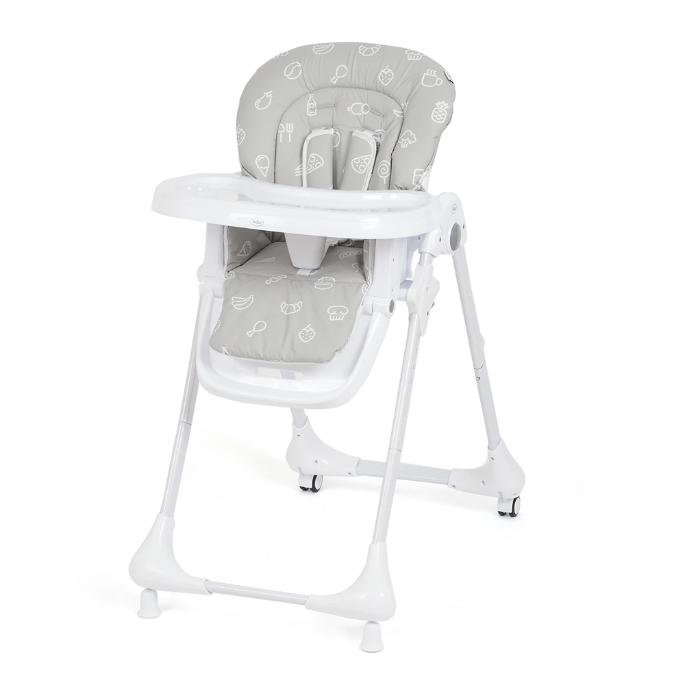 כסא אוכל עולה יורד נשכב לאחור מגש כפול בד רחיץ דגם סילבר 2 מבית twigi