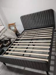 מיטה זוגית מבד רחיץ ואיכותי דגם מור