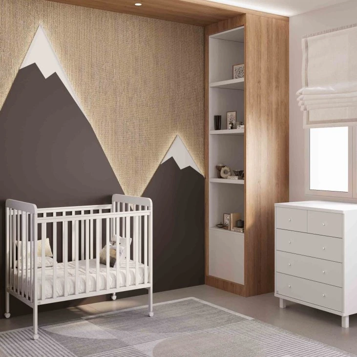 חדר דור לבן- צפי חזרה למלאי אמצע יולי מיטה גודל מטר ושידה רוחב 80 ס";מ