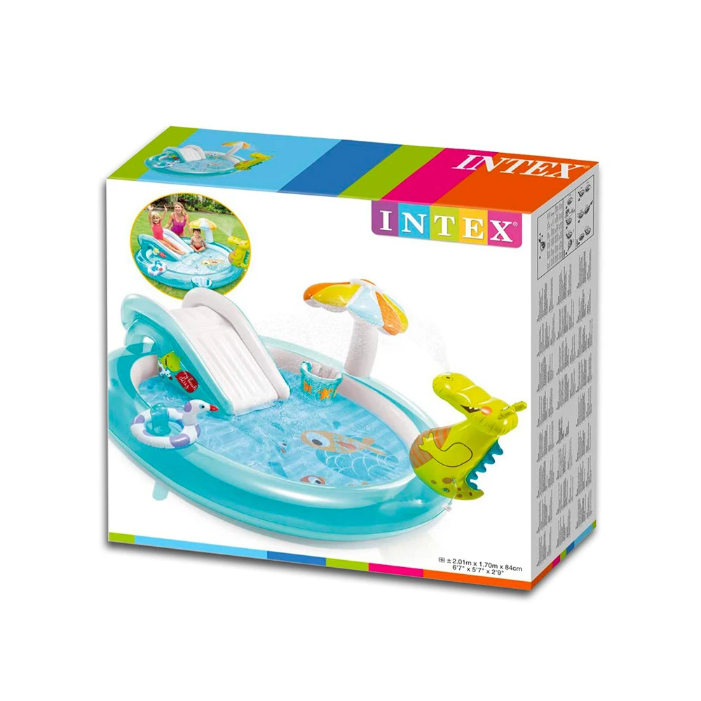 בריכה פעילות לגיל הרך מבית INTEX הכוללת אטרקציות שונות לפעוטות