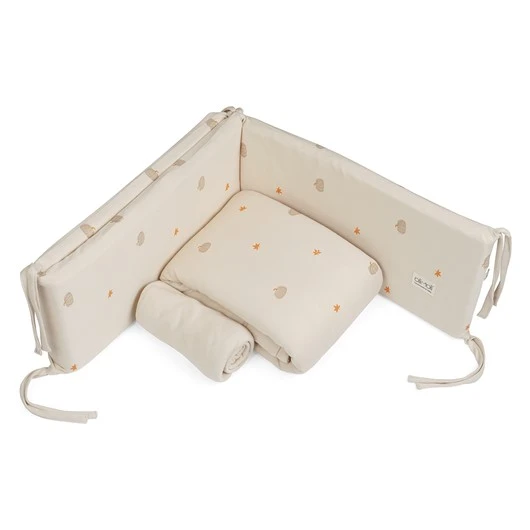 סט מצעים לעריסה ליין גינה אורבנית – Baby Crib Set אולימולי Olimoli