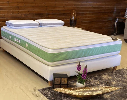 מזרן זוגי דגם ";טבע"; קשיח דרגה 6 מ-10 ללא קפיצים מתייחס למידות 190/80 ס";מ