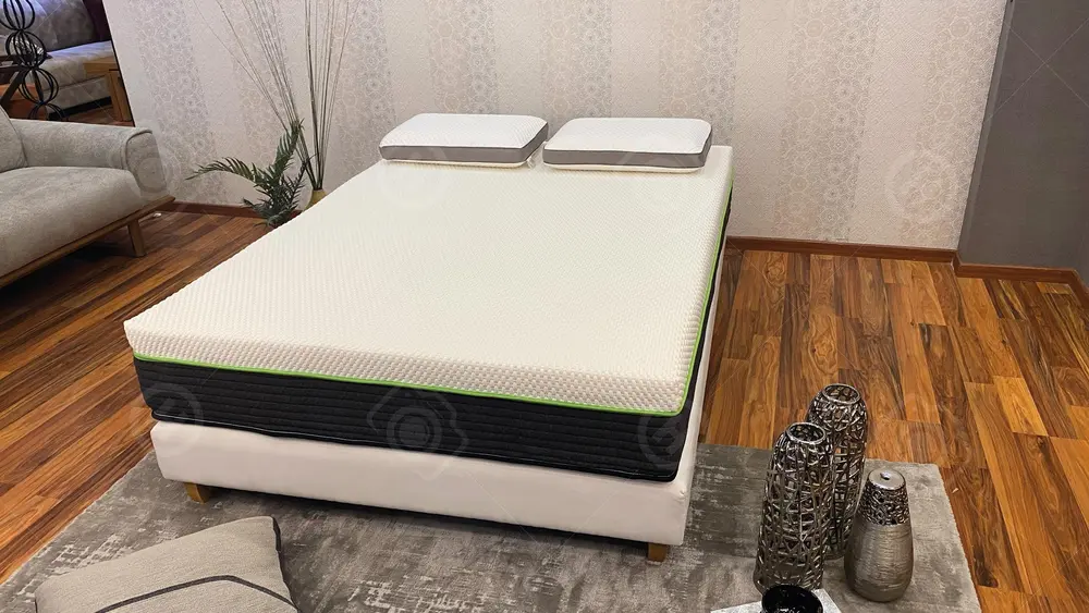 מזרון דגם ";גרין"; איכותי ביותר קפיצים מבודדים עם שכבת ויסקו גובה מזרן 27 ס";מ דרגת קושי 4