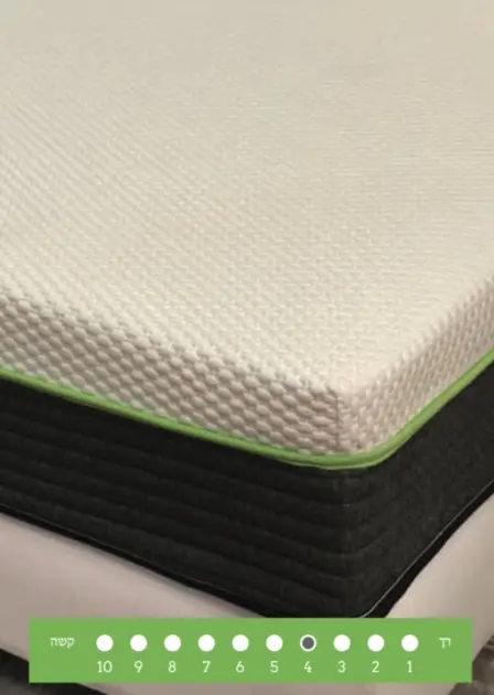 מזרון דגם ";גרין"; איכותי ביותר קפיצים מבודדים עם שכבת ויסקו גובה מזרן 27 ס";מ דרגת קושי 4