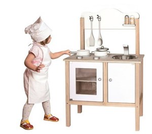 מטבח קלאסי לילדים מעץ מלא NOBLE מבית Pitoys משחק שכל ילד\ה היו רוצים!! כולל שלל אביזרים!! ועוד!! מחיר מיוחד רק 298 ש''ח ואפשרות