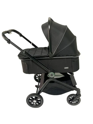 עגלה לתינוק משולבת רומא Roma מבית EASY BABY עגלה מפוארת עם קיפול קל ומהיר עגלה כוללת סל שכיבה וטיולון ללא כיסוי רגליים לאמבטיה!