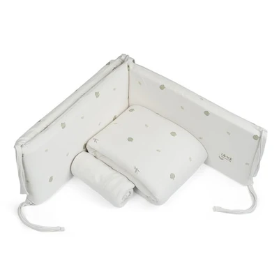 סט מצעים לעריסה ליין גינה אורבנית – Baby Crib Set אולימולי Olimoli