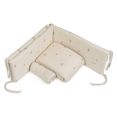 סט מצעים לעריסה ליין גינה אורבנית – Baby Crib Set אולימולי Olimoli