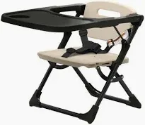 כסא האכלה מתקפל יאמי מבית INFANTI שמנת אינפנטי בוסטר הגבהה לתינוק, מתחבר בקלות לכל מתאים מגיל 6-36 חודשים