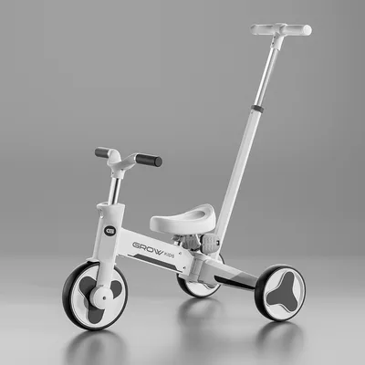 תלת אופן חדשני שחור לבן 4 ב 1 Grow עם מוד דחיפה .: