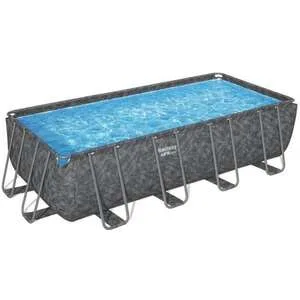 בריכה מלבנית 549x274x132 ס''מ + משאבת סינון + סולם + כדורי סינון + כיסוי 365 Bestway APX