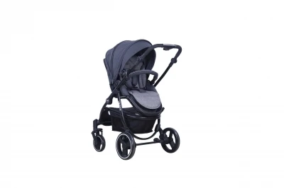עגלת VAGON איכותית ביותר עריסה וטיולון מבית ICON צבע שחור אפור