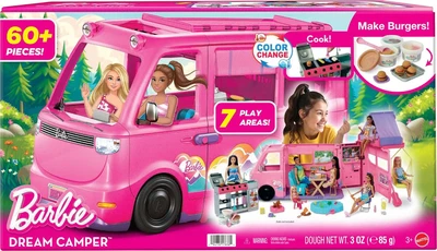 ברבי קראוון ענק 60 חלקים BARBIE DREAM CAMPER